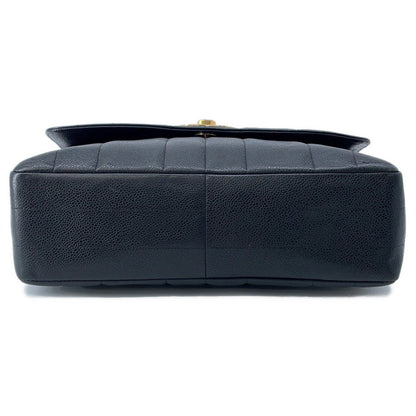Chanel Calfskin Black Shoulder Bags
