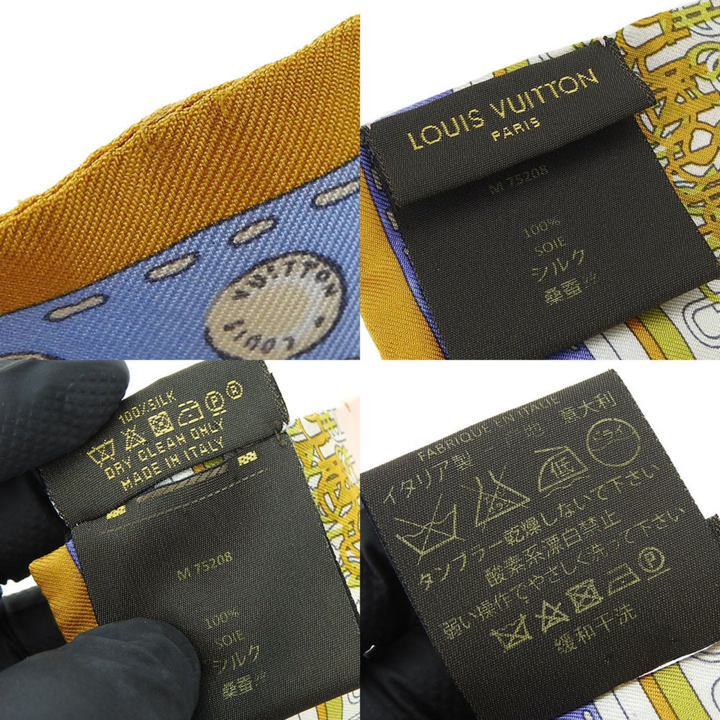 Louis Vuitton Silk Multi Scarves