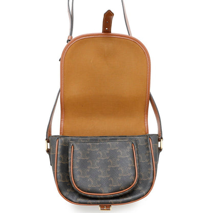 Celine Pvc Brown Shoulder Bags