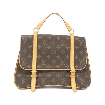 Louis Vuitton Coated Canvas Brown Backpacks