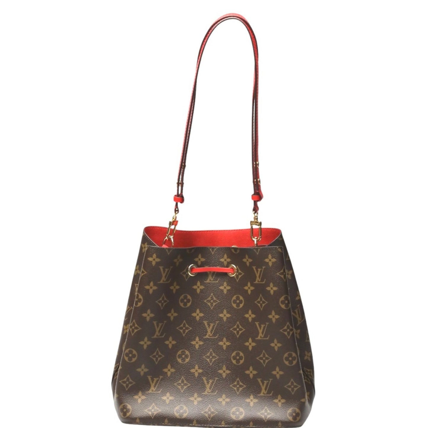 Louis Vuitton Monogram Canvas Red Shoulder Bags