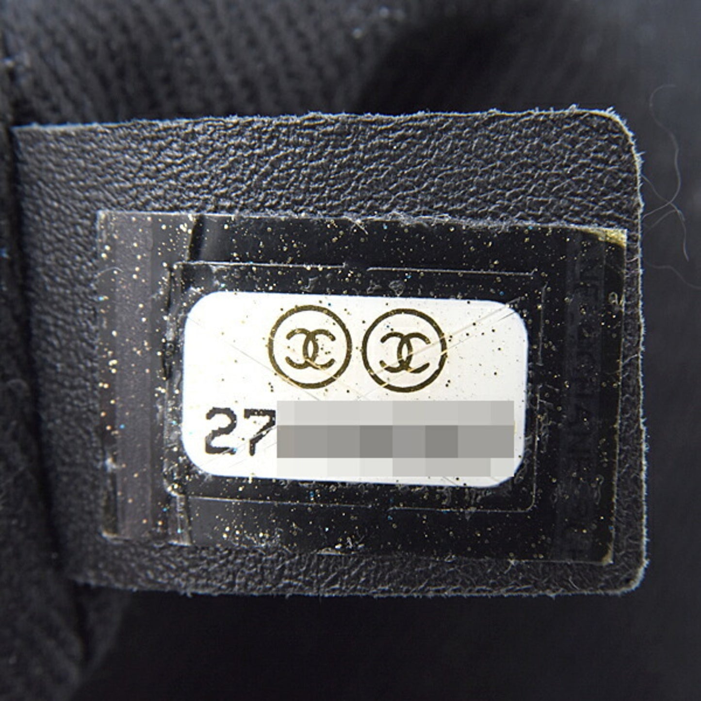 Chanel Woven Fabric Gray Tote Bags