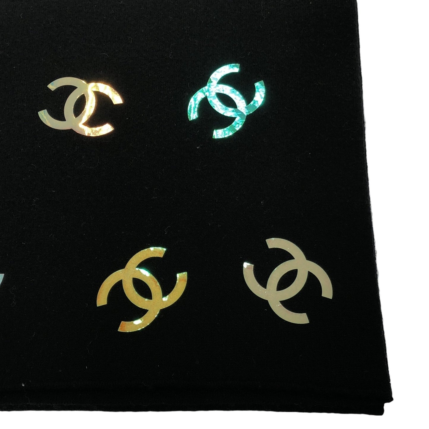 Chanel Cashmere Black Scarves