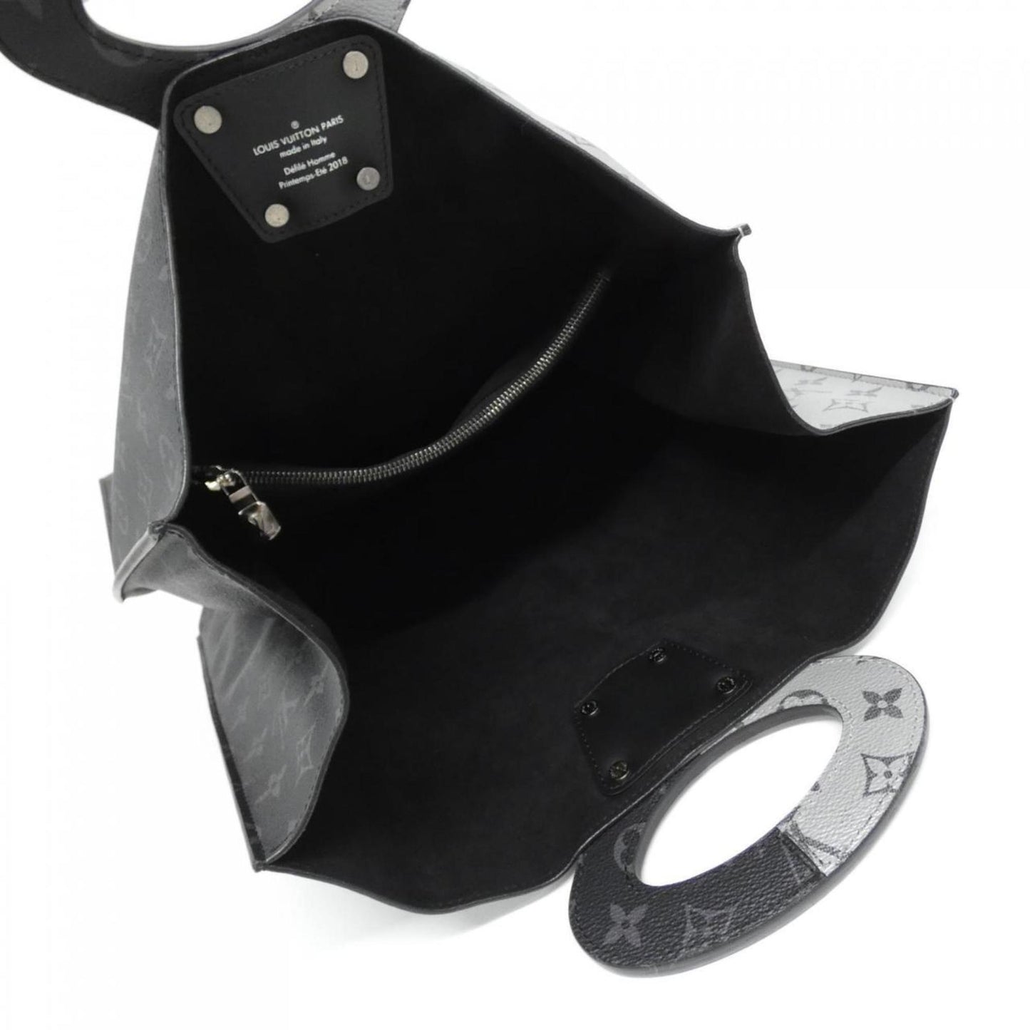 Louis Vuitton Coated Canvas Black Handbags