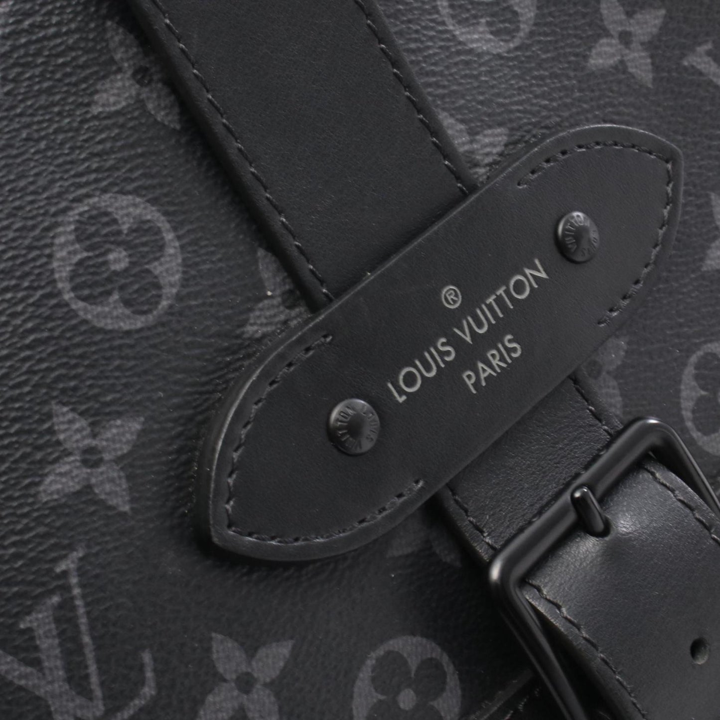 Louis Vuitton Monogram Canvas Black Shoulder Bags