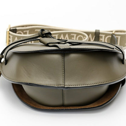 Loewe Woven Fabric Green Shoulder Bags