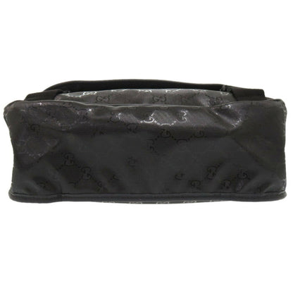 Gucci Coated Canvas Black Shoulder Bags
