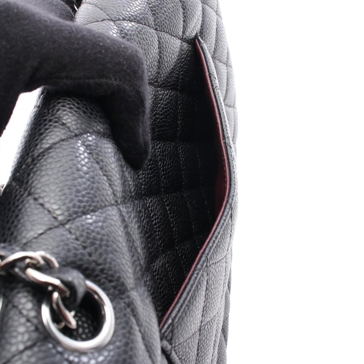 Chanel Calfskin Black Shoulder Bags
