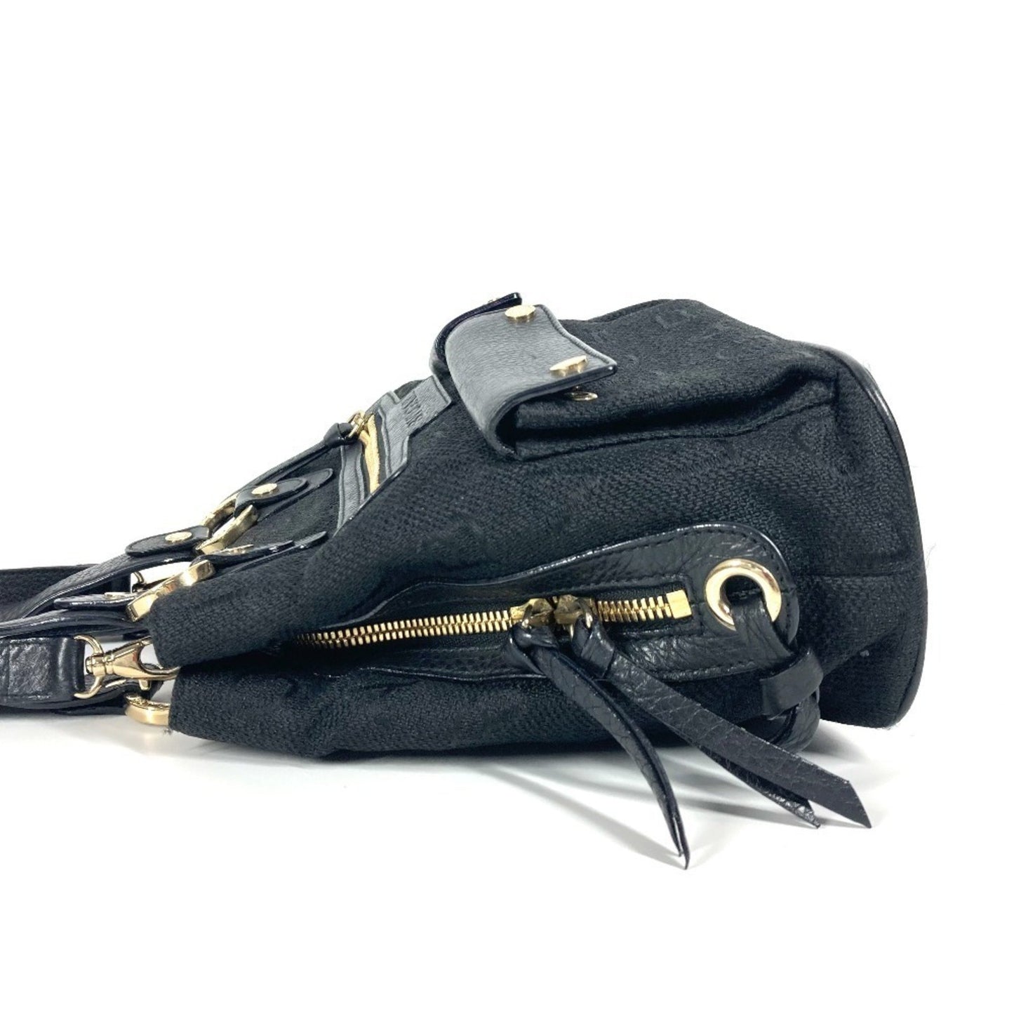Bvlgari Canvas Black Handbags
