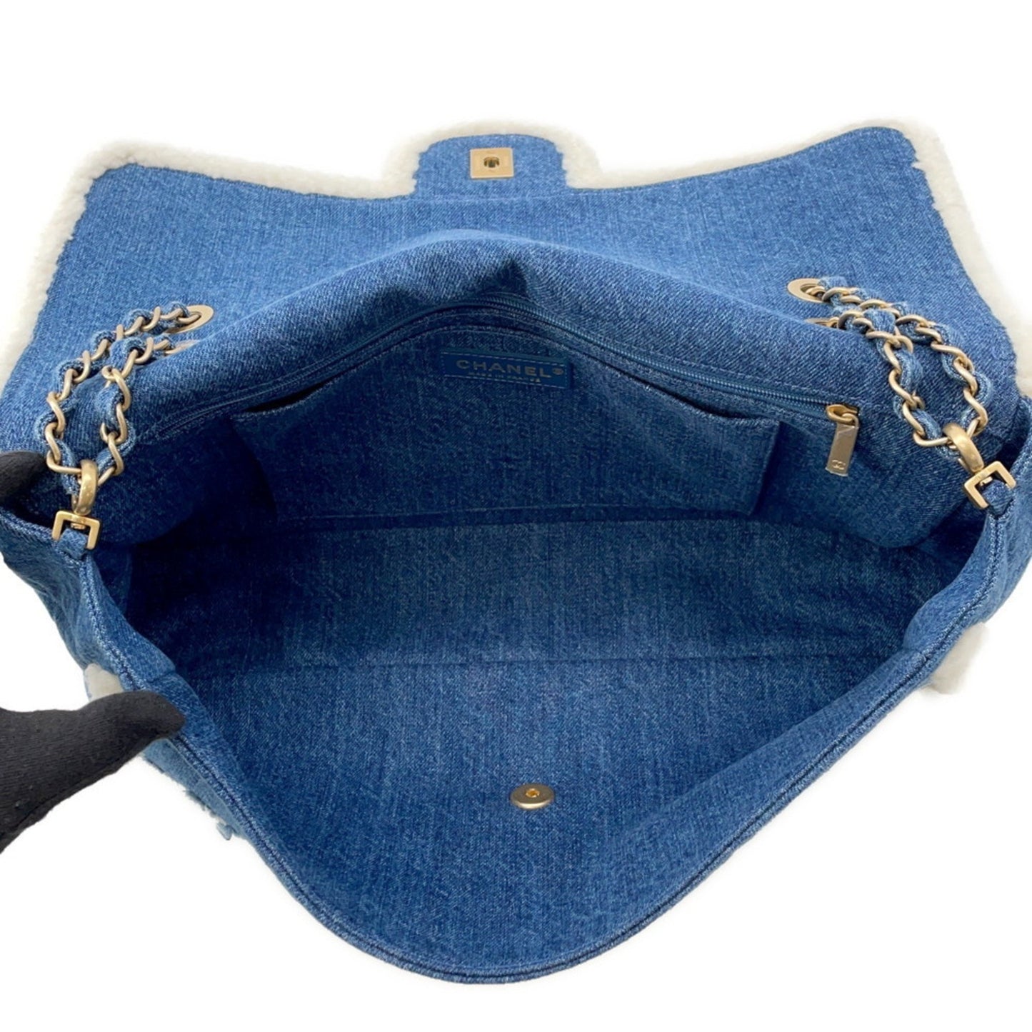 Chanel Denim Blue Shoulder Bags
