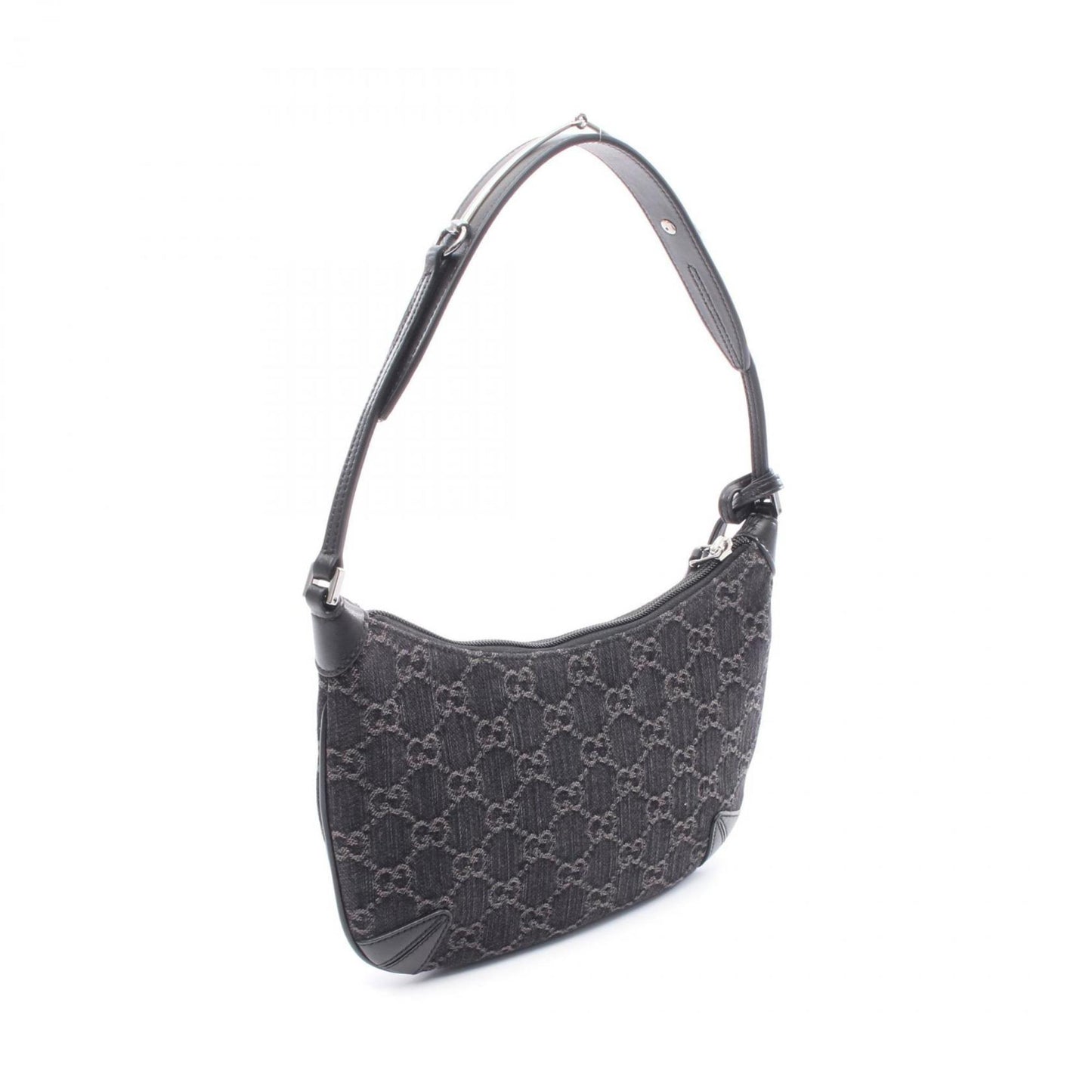 Gucci Denim Black Shoulder Bags