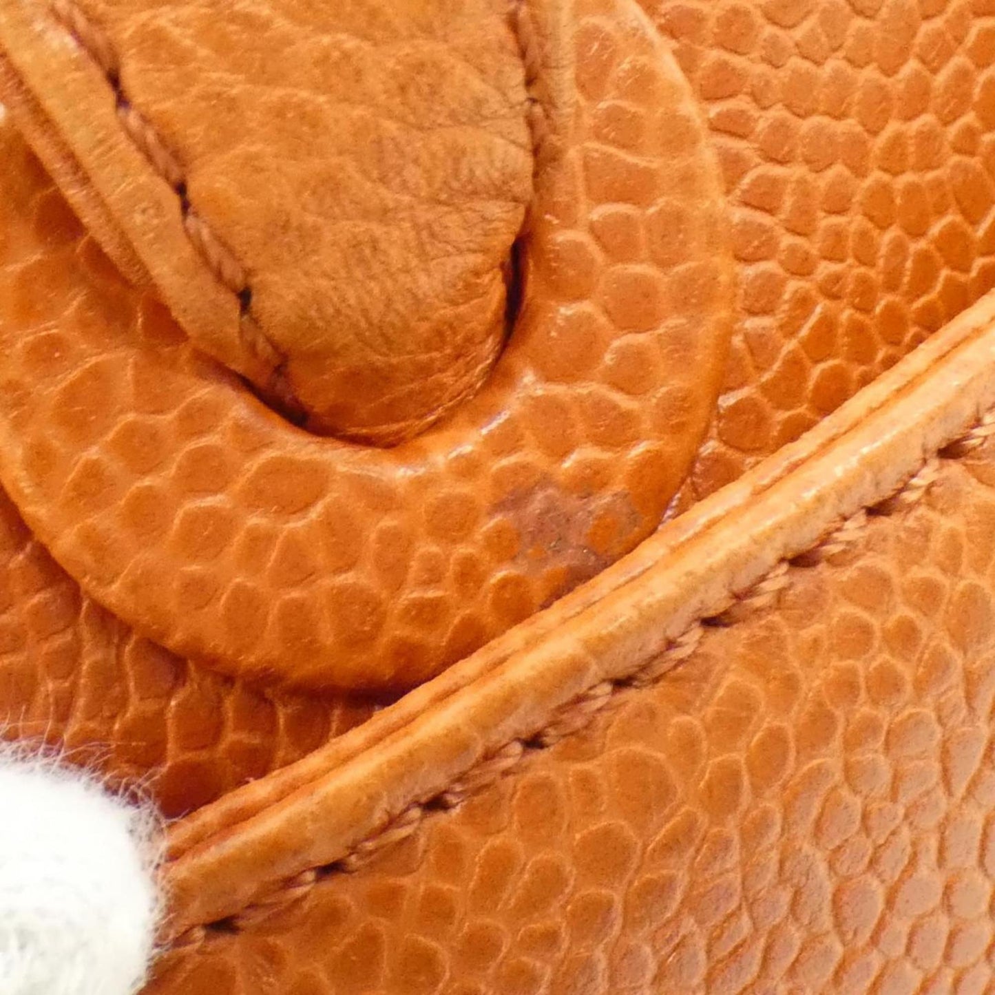 Chanel Calfskin Orange Shoulder Bags