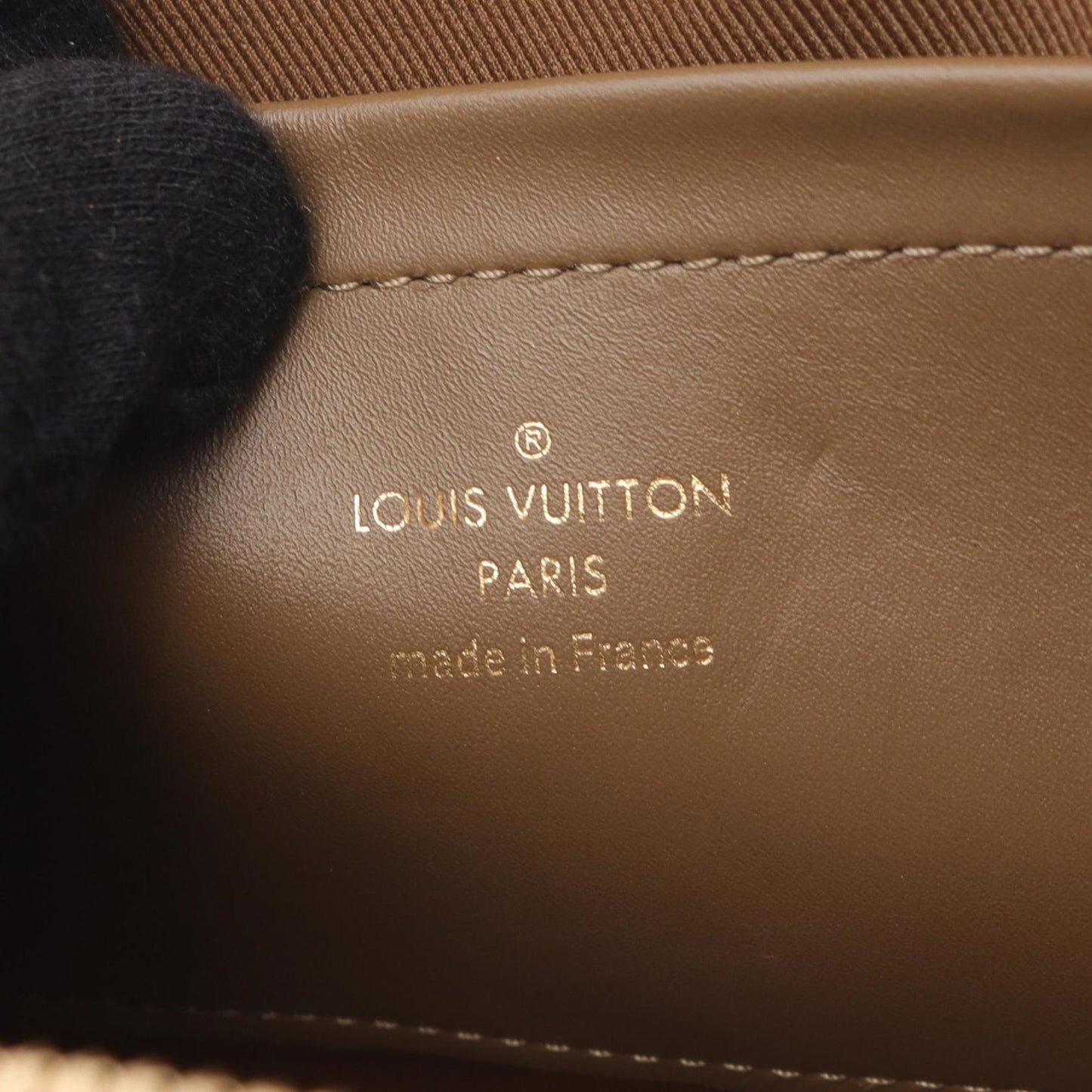 Louis Vuitton Coated Canvas Brown Handbags