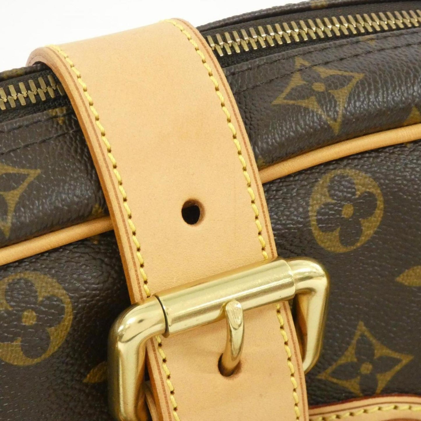 Louis Vuitton Coated Canvas Brown Handbags