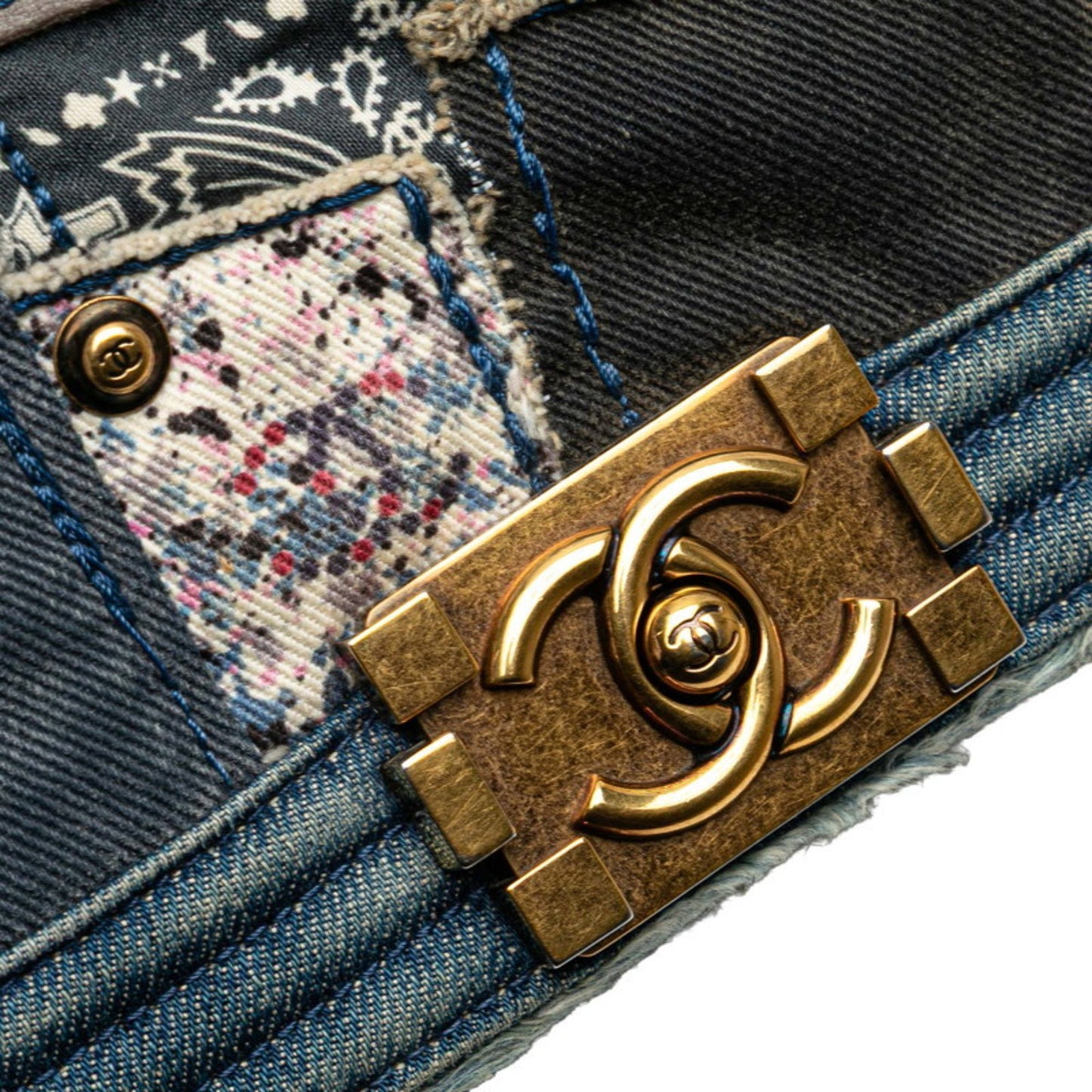 Chanel Denim Blue Handbags
