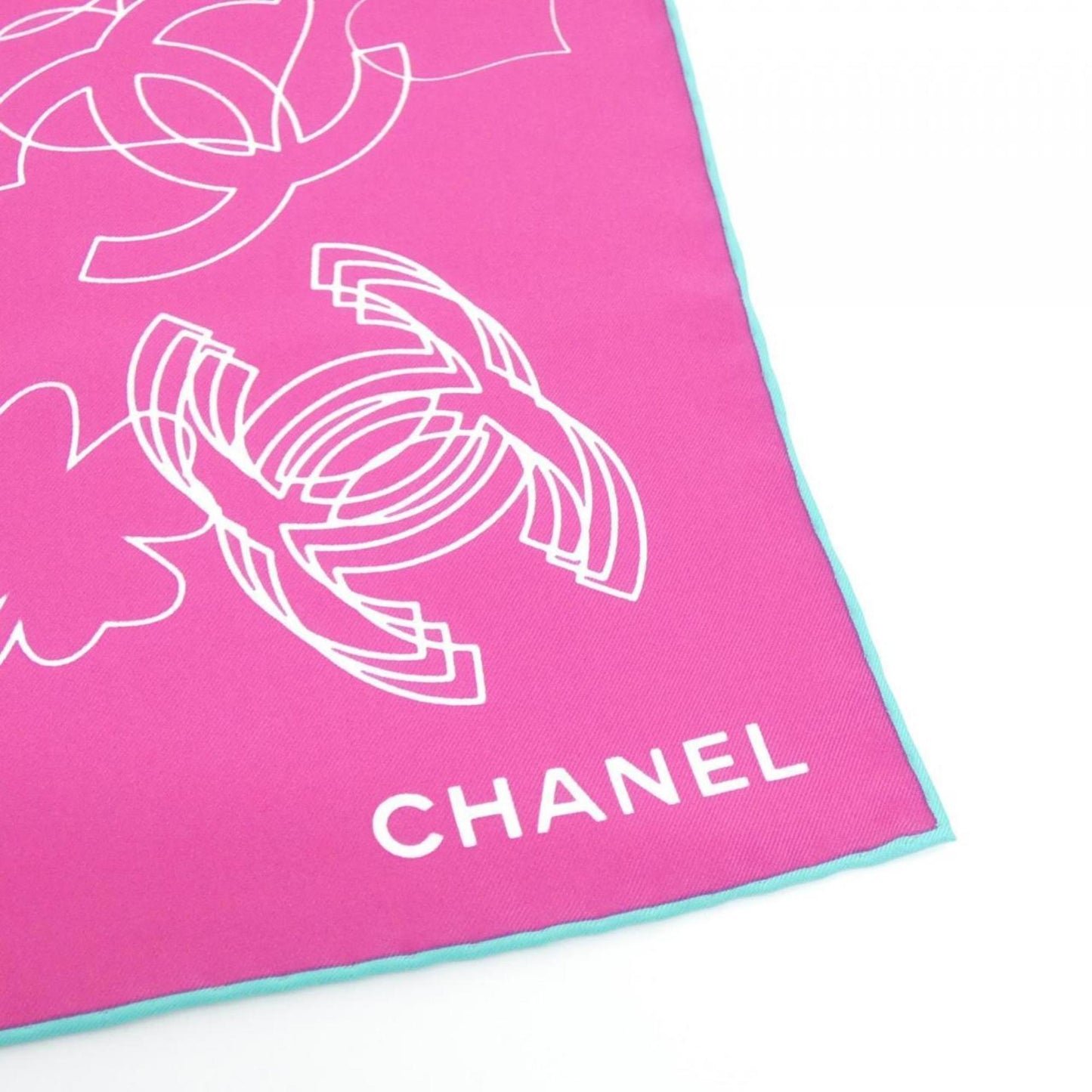 Chanel Silk Green Scarves