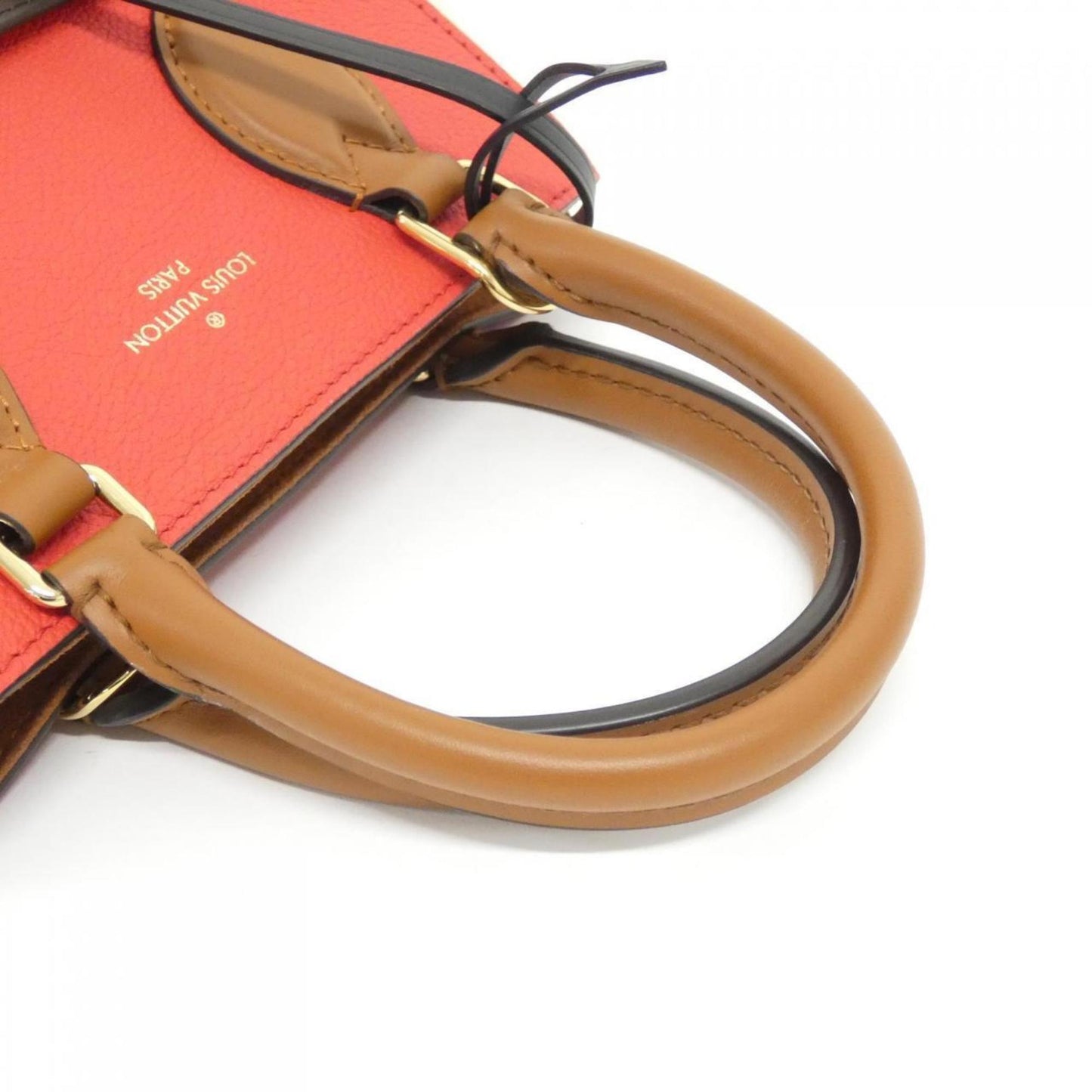 Louis Vuitton Coated Canvas Red Handbags