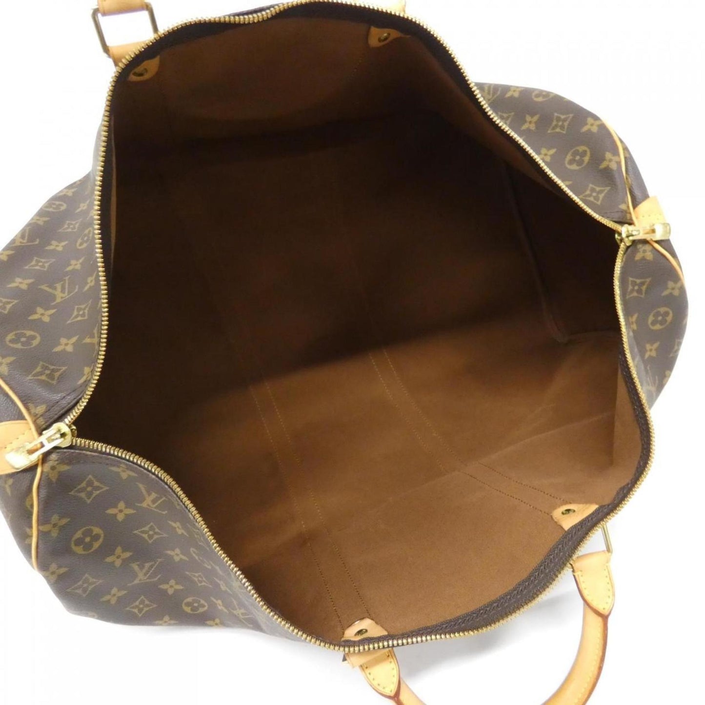 Louis Vuitton Coated Canvas Brown Travel Bags