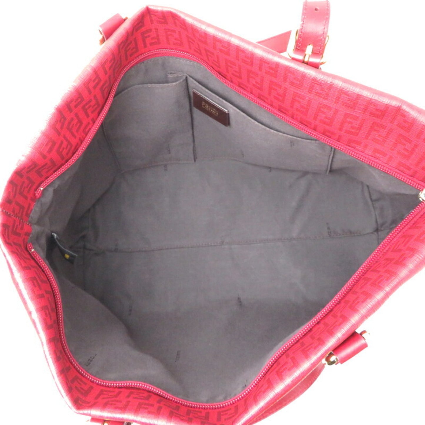 Fendi Pvc Red Tote Bags