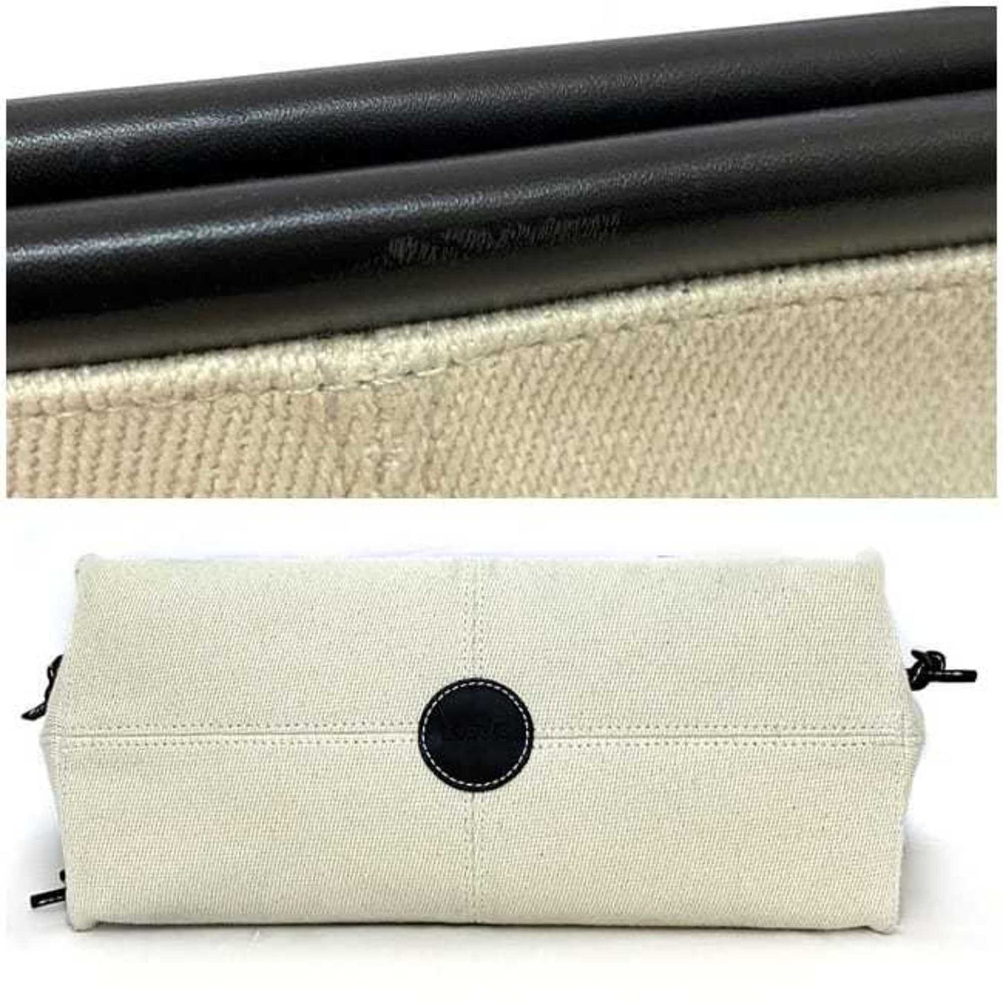 Loewe Canvas Black Tote Bags