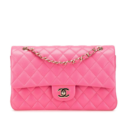 Chanel Calfskin Pink Handbags