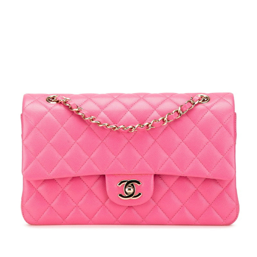Chanel Calfskin Pink Handbags