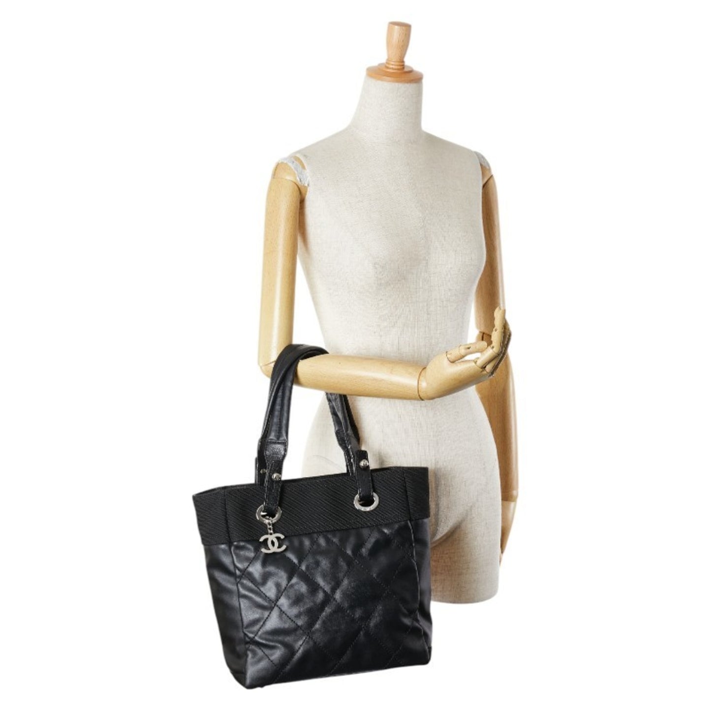 Chanel Canvas Black Tote Bags