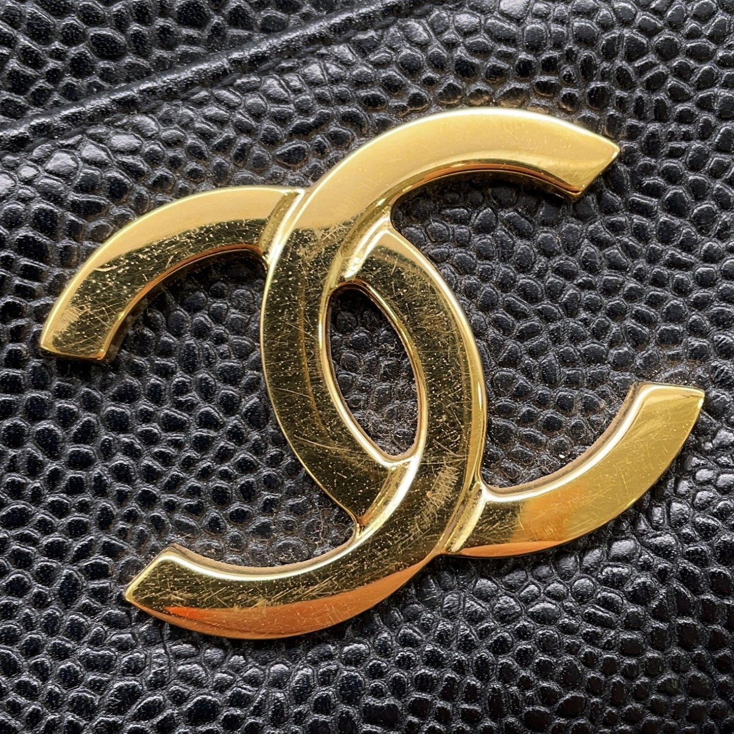 Chanel Calfskin Black Tote Bags