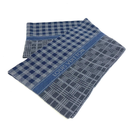 Louis Vuitton Wool Gray Scarves