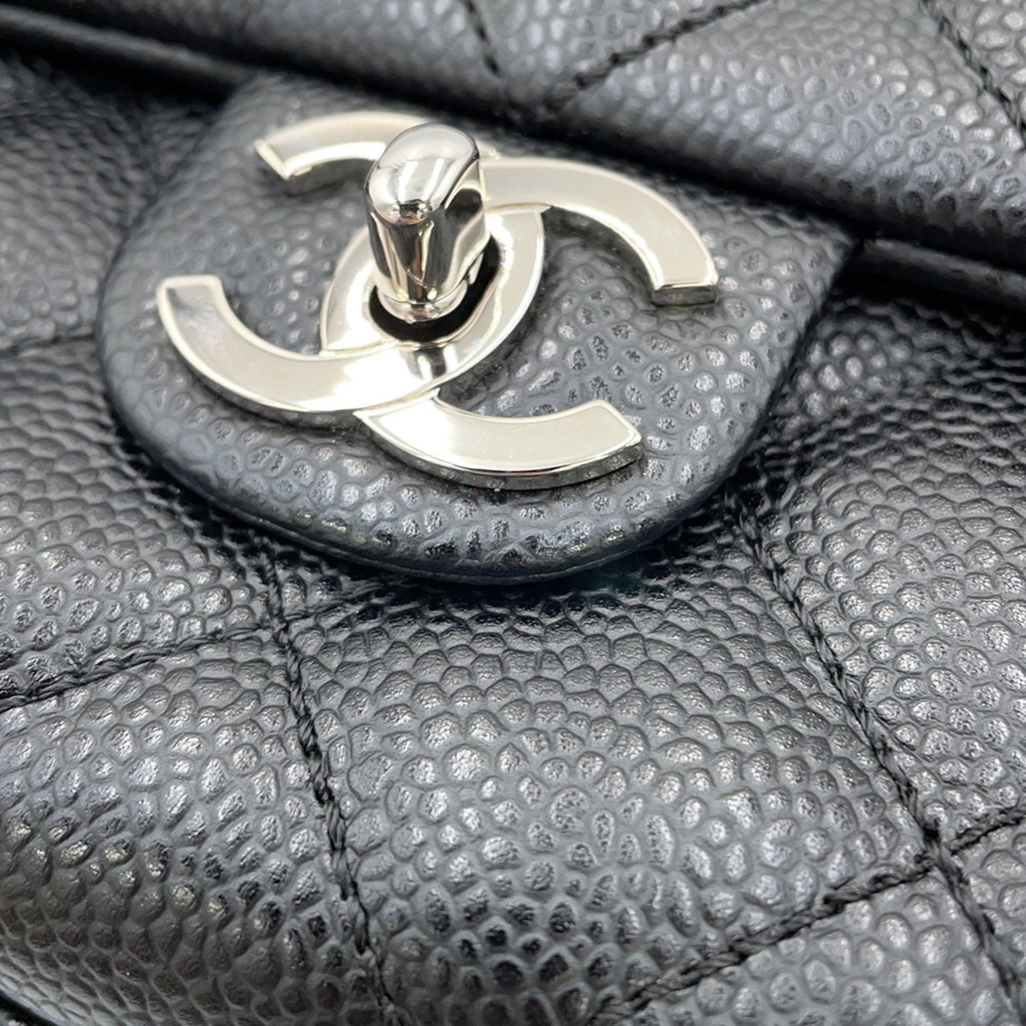 Chanel Calfskin Black Handbags