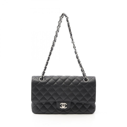 Chanel Calfskin Black Shoulder Bags
