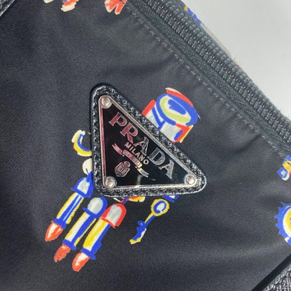 Prada Nylon Black Shoulder Bags