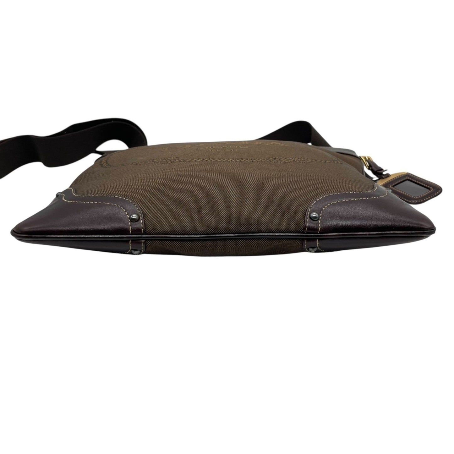 Prada Canvas Brown Shoulder Bags