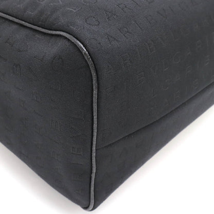Bvlgari Canvas Black Handbags