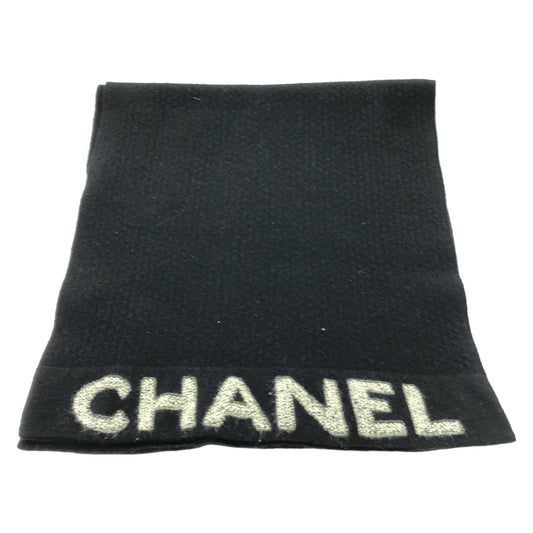 Chanel Wool Black Scarves
