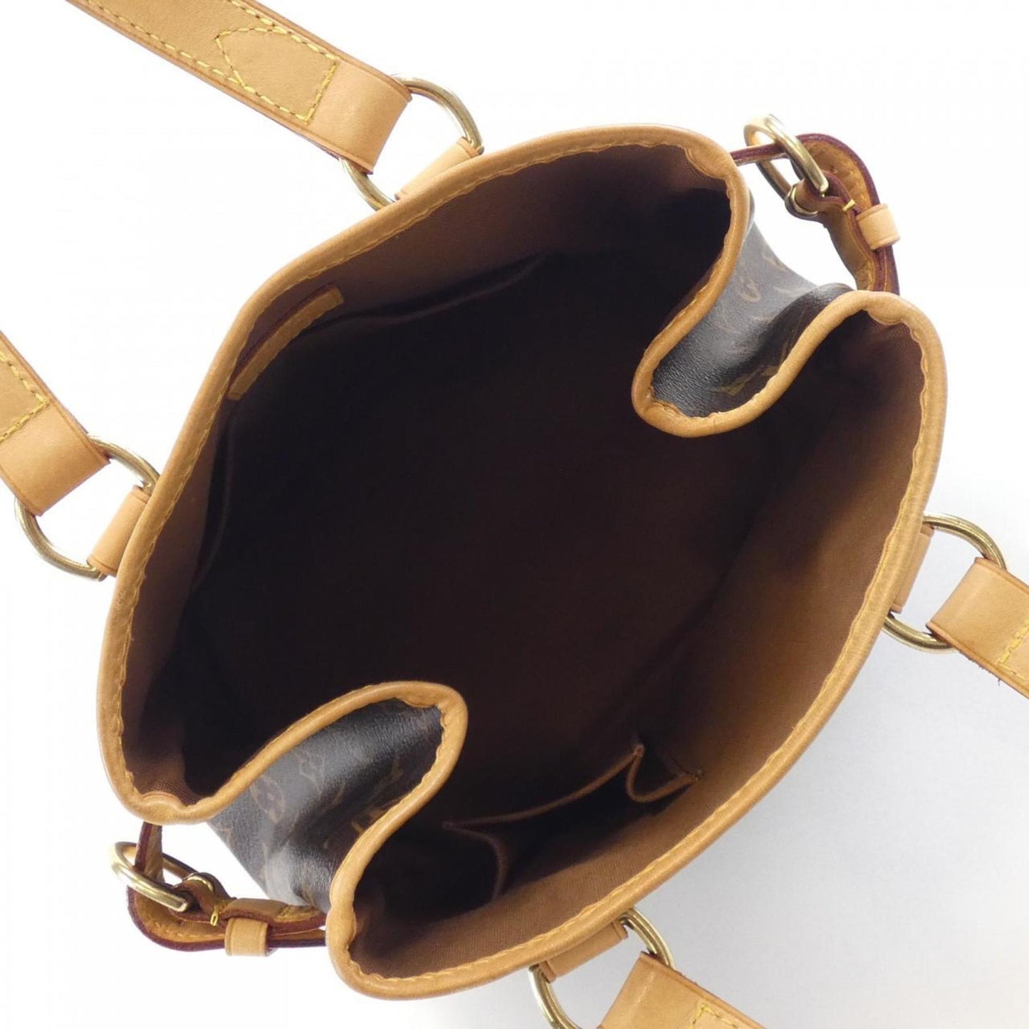 Louis Vuitton Coated Canvas Brown Handbags