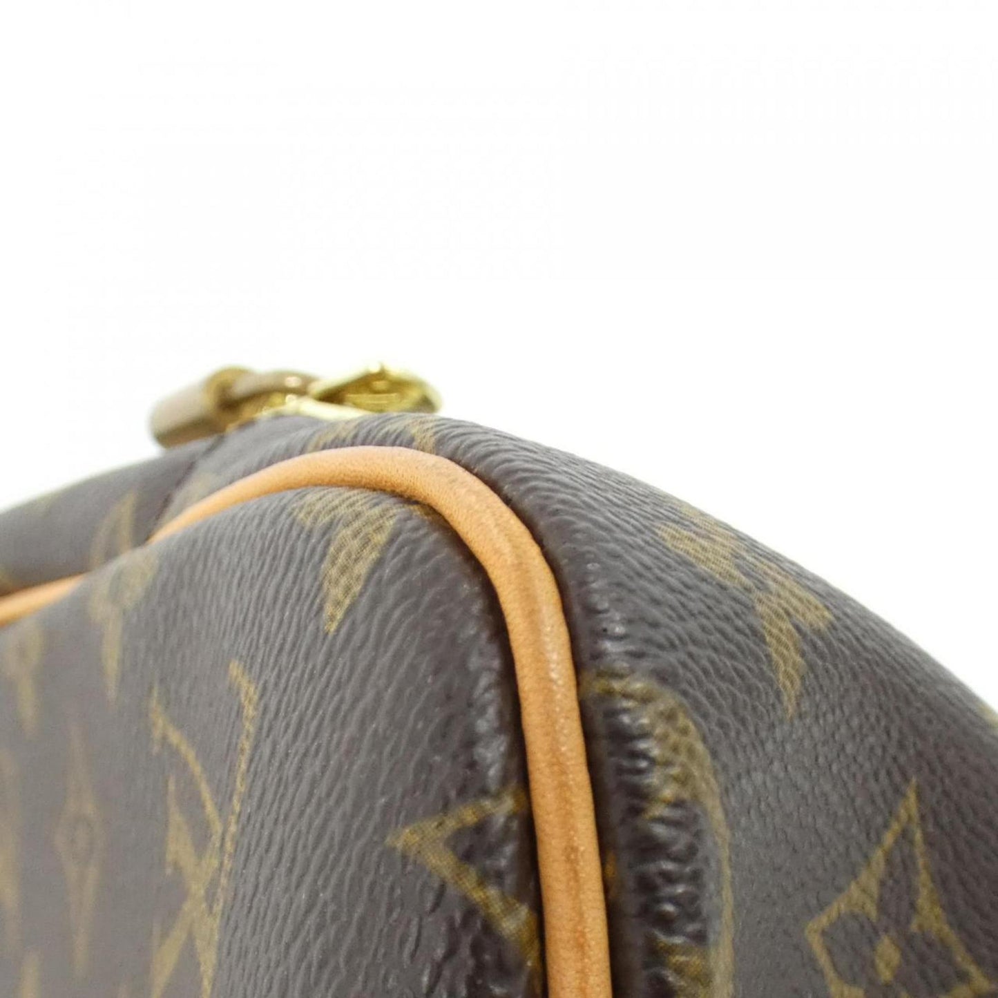 Louis Vuitton Coated Canvas Brown Handbags