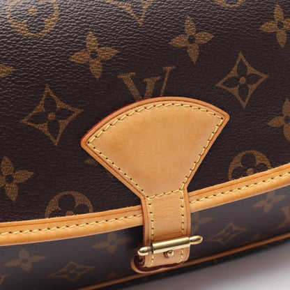 Louis Vuitton Coated Canvas Brown Shoulder Bags