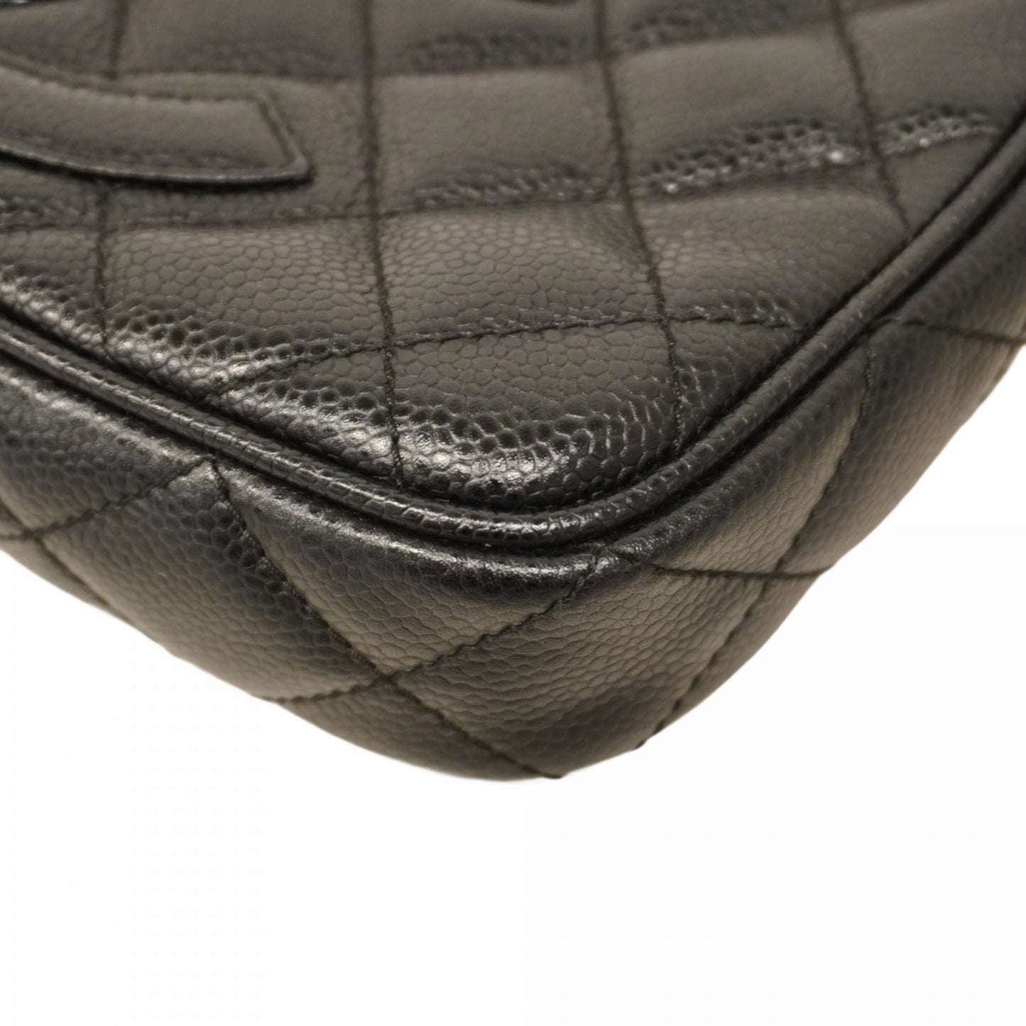 Chanel Calfskin Black Shoulder Bags