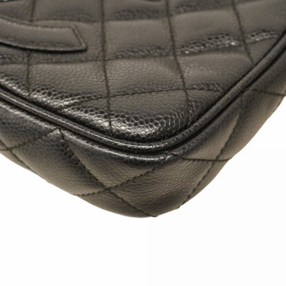 Chanel Calfskin Black Shoulder Bags