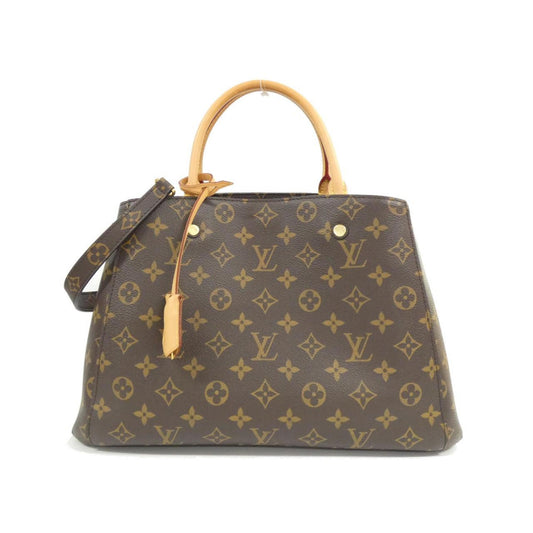 Louis Vuitton Coated Canvas Brown Handbags