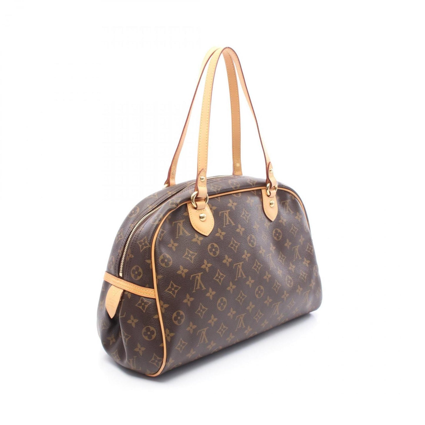 Louis Vuitton Coated Canvas Brown Shoulder Bags