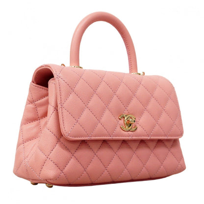 Chanel Calfskin Pink Handbags