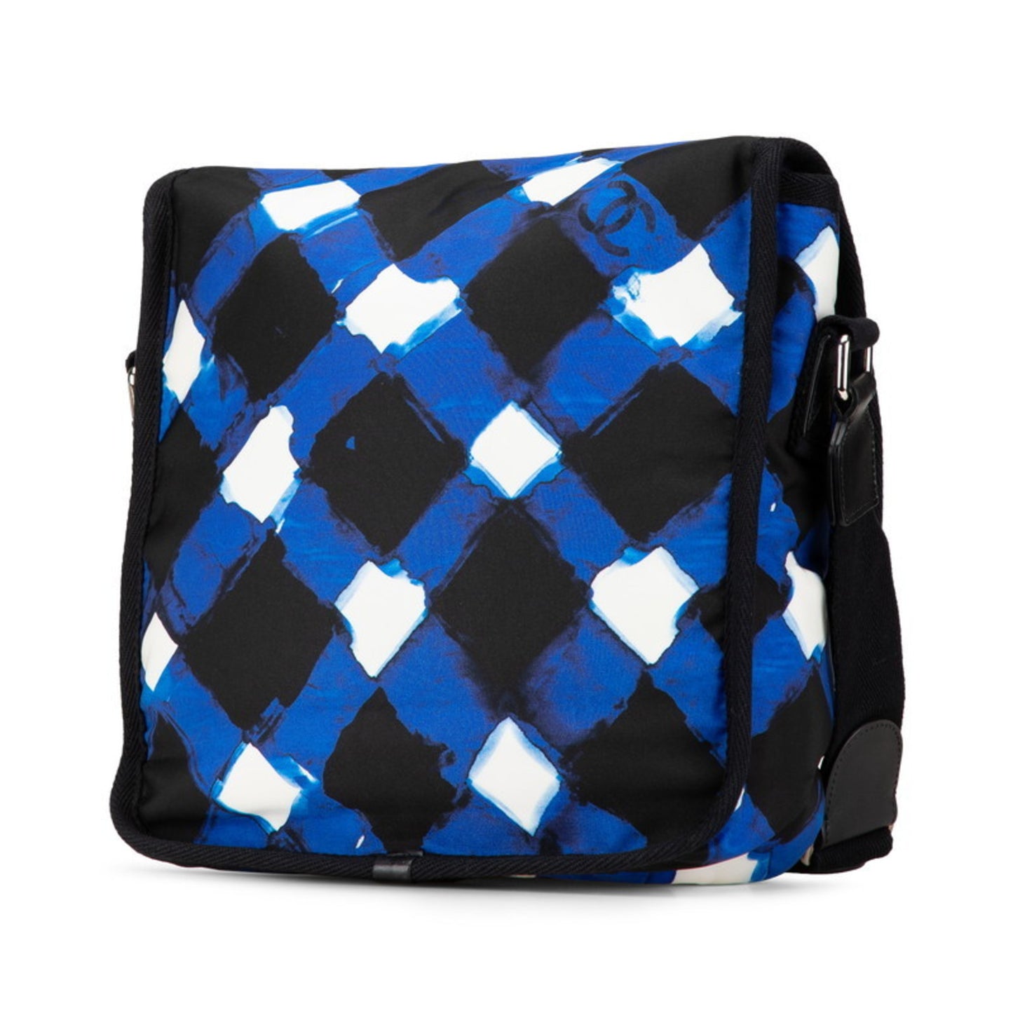 Chanel Nylon Blue Shoulder Bags