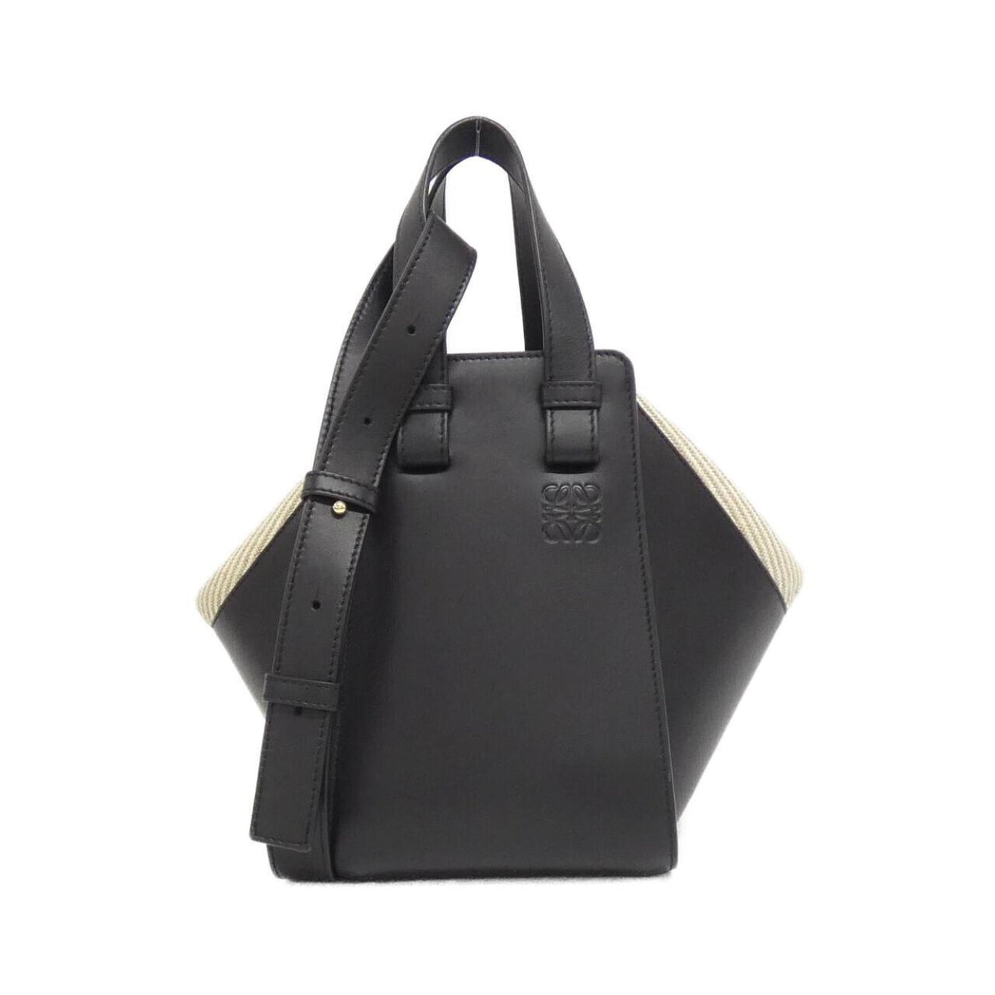 Loewe Canvas Black Shoulder Bags