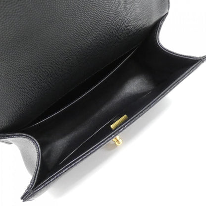Chanel Calfskin Black Shoulder Bags
