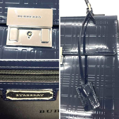 Burberry Patent Blue Handbags