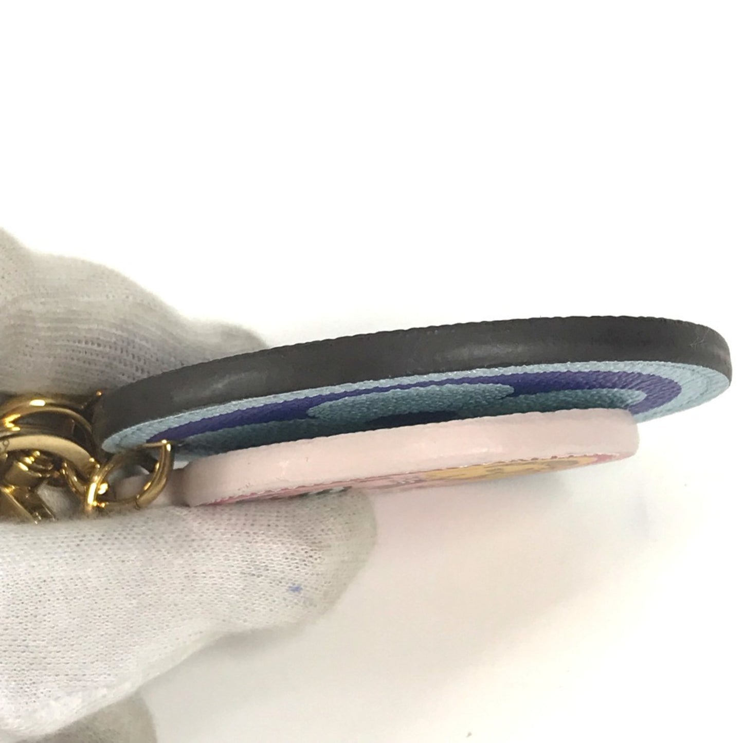 Louis Vuitton Monogram Canvas Blue Key Rings