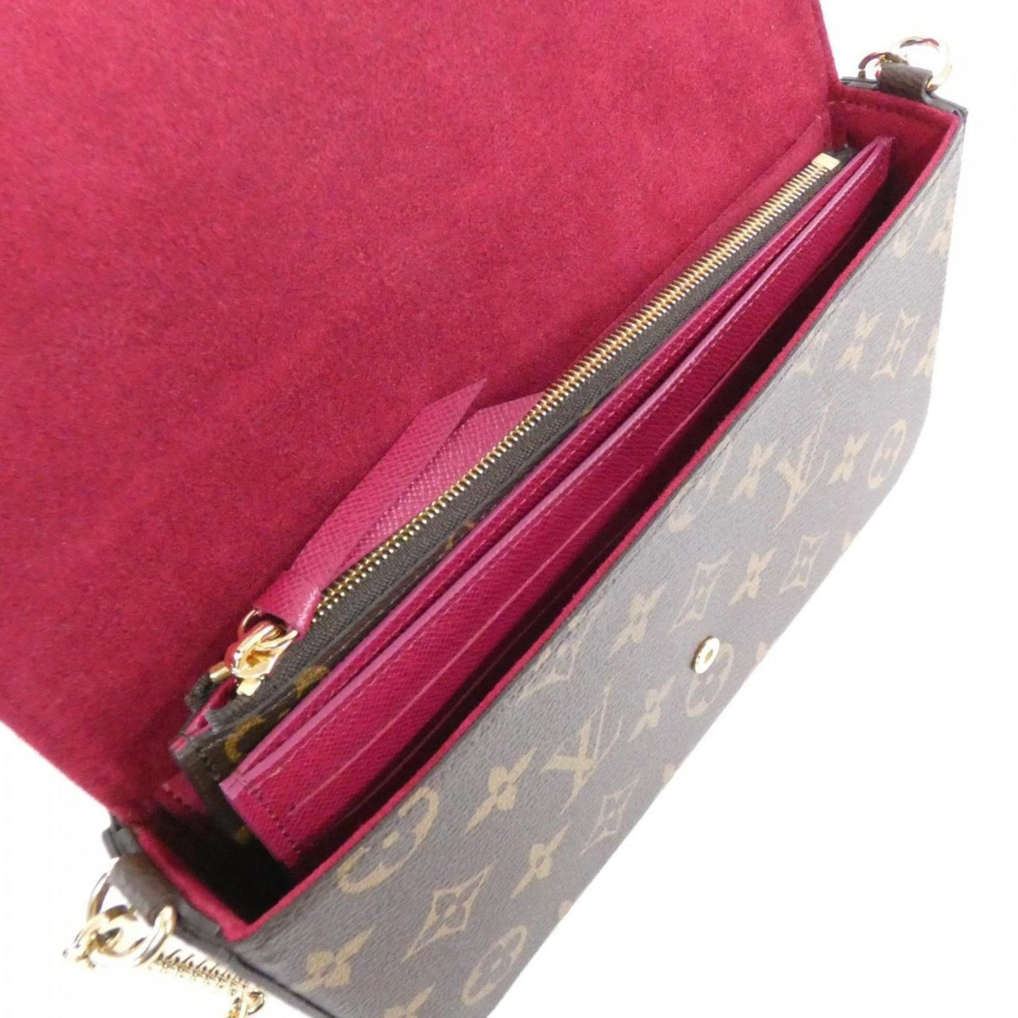 Louis Vuitton Coated Canvas Brown Shoulder Bags