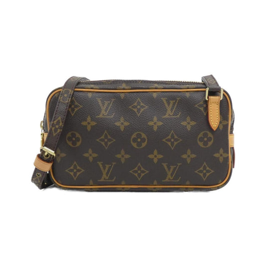 Louis Vuitton Coated Canvas Brown Shoulder Bags